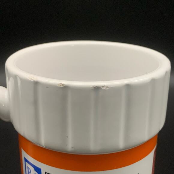 Pre scription Pill Bottle R X Coffee Mug Cup Big Mouth Toys - Picture 2 of 13